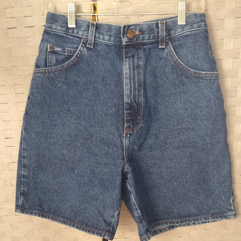 Vintage Bermuda shorts, longer, high rise, size 12L, 100% cotton